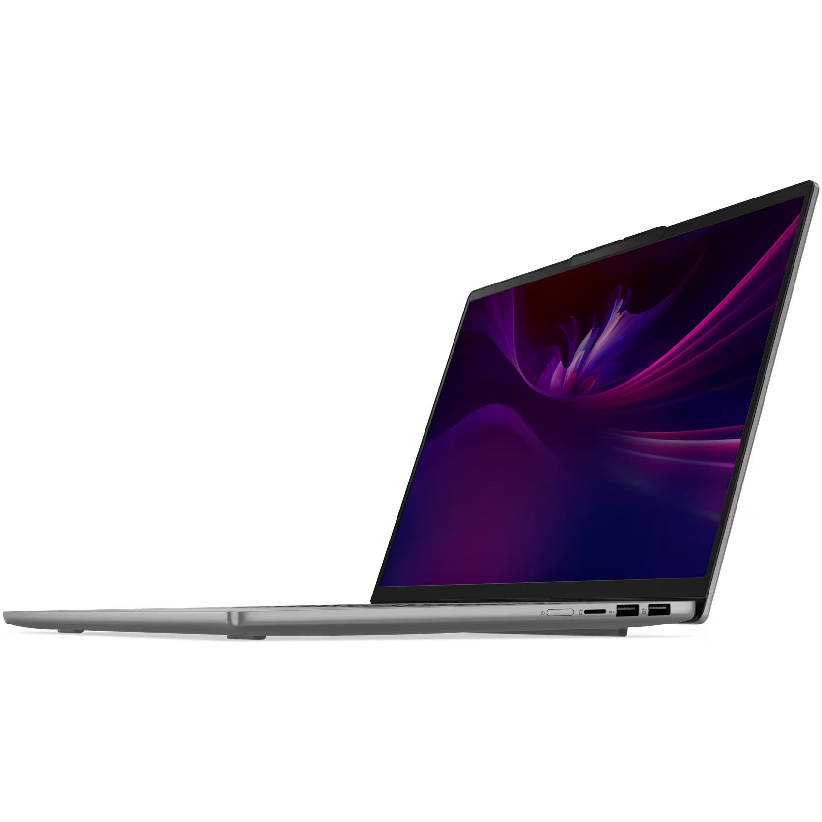 Laptop Lenovo IdeaPad Slim 5 16IRH10R cu procesor Intel® Core™ 7 240H pana la 5.2GHz, 16" 2.8K, OLED, 120Hz, 32GB DDR5 RAM, 1TB SSD, Intel® Graphics, No OS, Luna Grey
