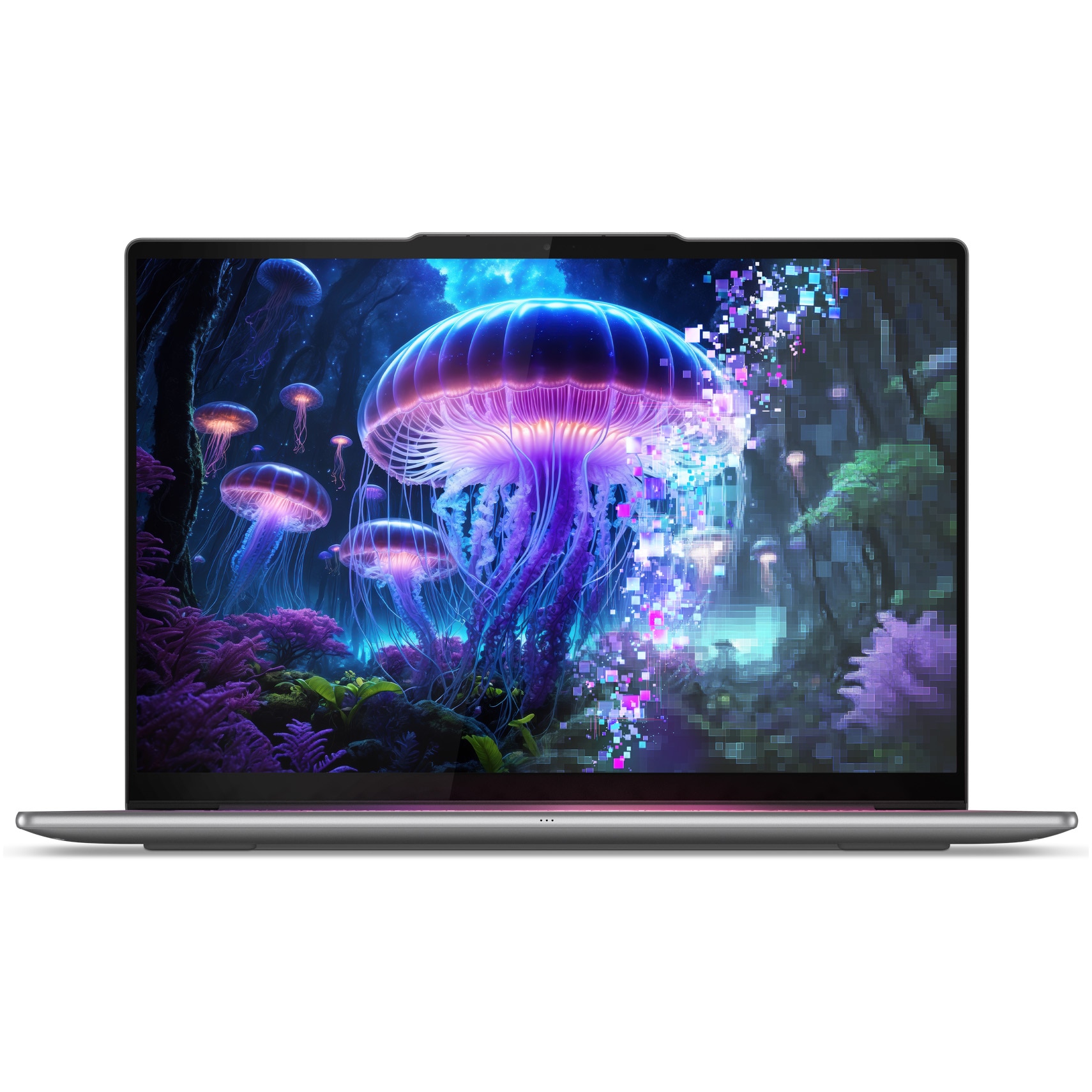 Laptop Lenovo Yoga Slim 7 14ILL10 cu procesor Intel® Core™ Ultra 5 226V pana la 4.5GHz, 14" WUXGA, OLED, 16GB LPDDR5x RAM, 512GB SSD, Intel® Arc™ Graphics, Windows® 11 Home, Luna Grey, 3y on-site Premium Care