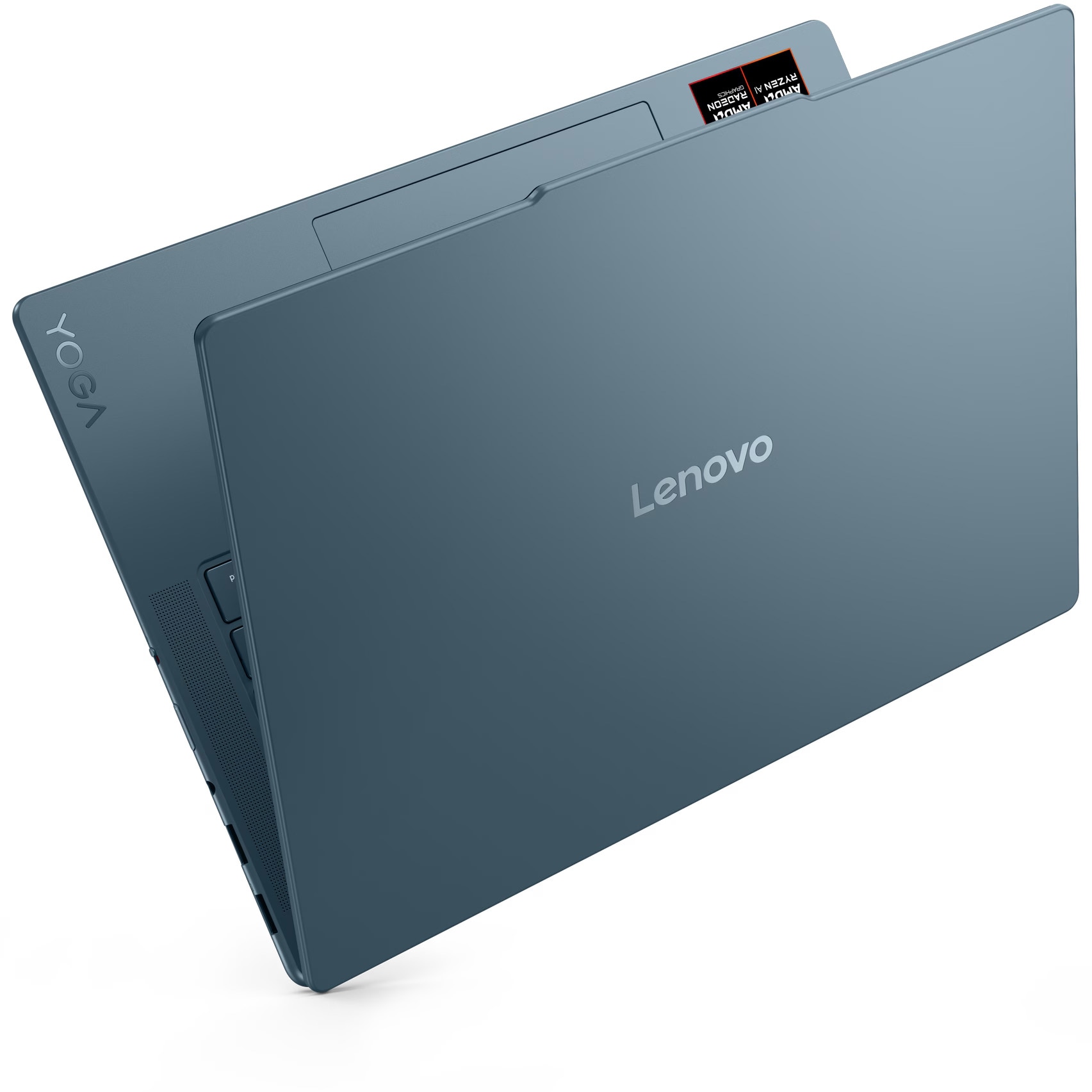 Laptop Lenovo Yoga Pro 7 14ASP10 cu procesor AMD Ryzen™ AI 9 365 pana la 5.0GHz, 14.5" 3K, OLED, 32GB LPDDR5x RAM, 1TB SSD, AMD Radeon™ 880M Graphics, No OS, Tidal Teal, 3y on-site Premium Care