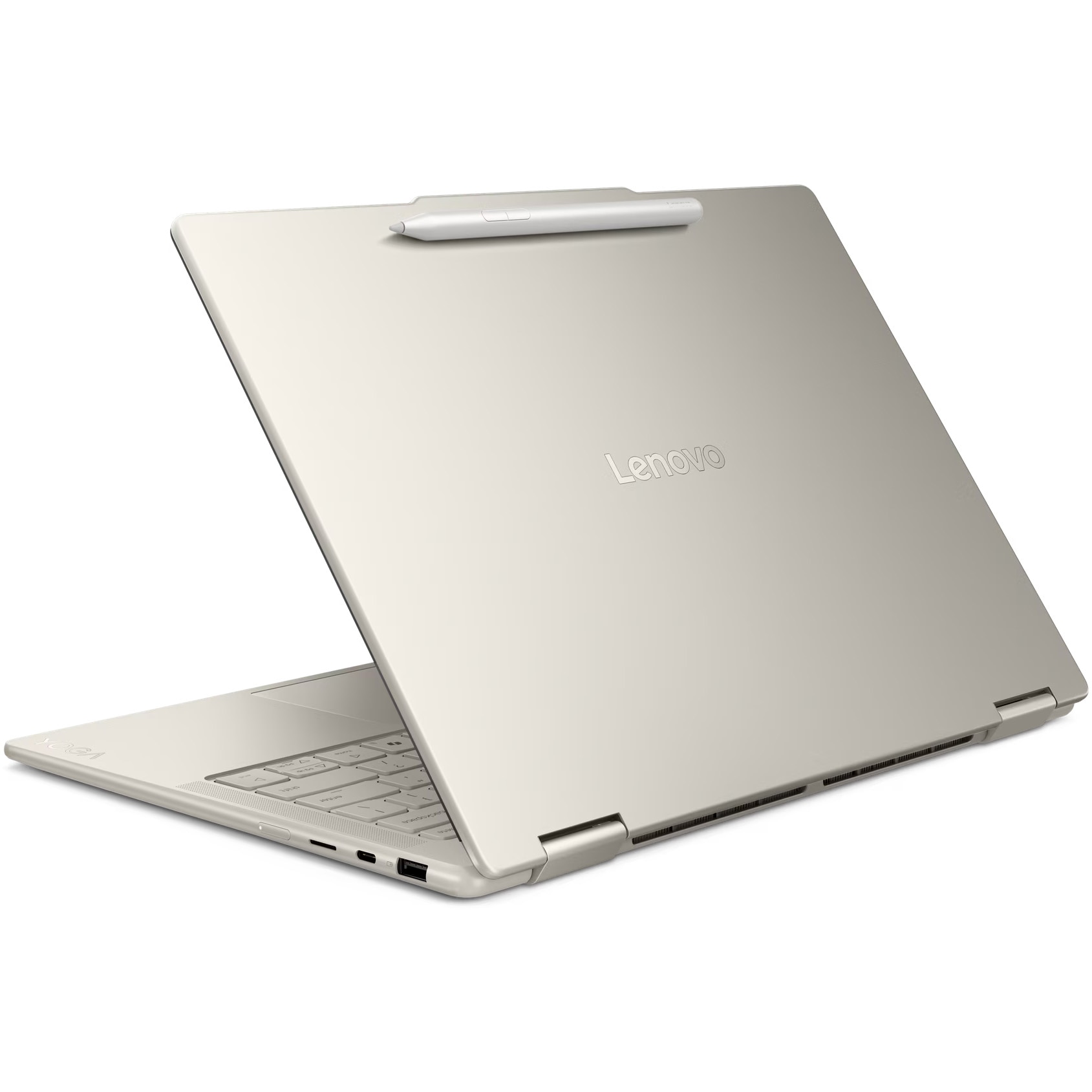 Laptop Lenovo Yoga 7 2-in-1 14AKP10 cu procesor AMD Ryzen™ AI 5 340 pana la 4.8GHz, 14" WUXGA, OLED, Touch, 24GB LPDDR5x RAM, 1TB SSD, AMD Radeon™ 840M Graphics, Windows® 11 Home, Seashell, 3y on-site Premium Care