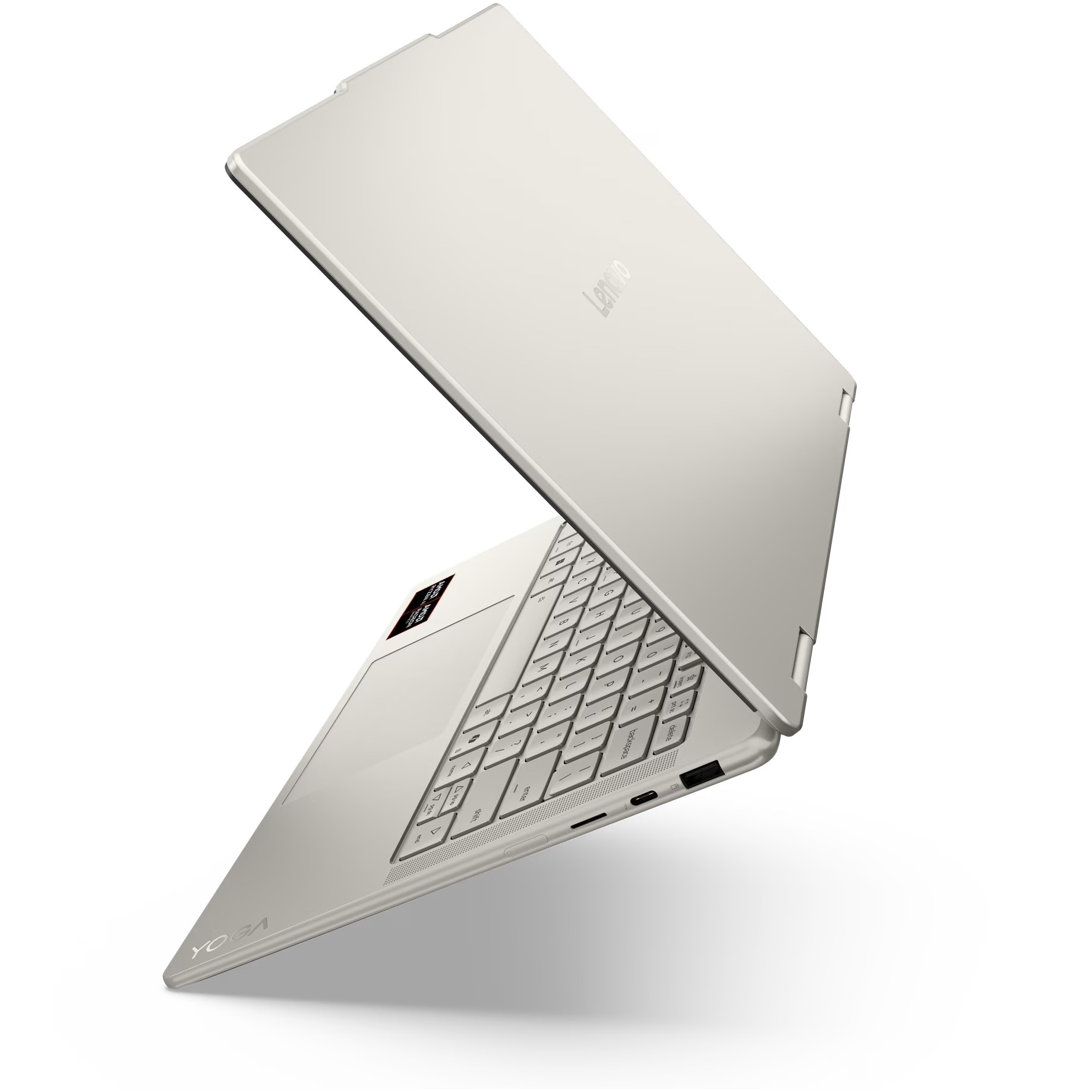 Laptop Lenovo Yoga 7 2-in-1 14AKP10 cu procesor AMD Ryzen™ AI 5 340 pana la 4.8GHz, 14" WUXGA, OLED, Touch, 24GB LPDDR5x RAM, 1TB SSD, AMD Radeon™ 840M Graphics, Windows® 11 Home, Seashell, 3y on-site Premium Care