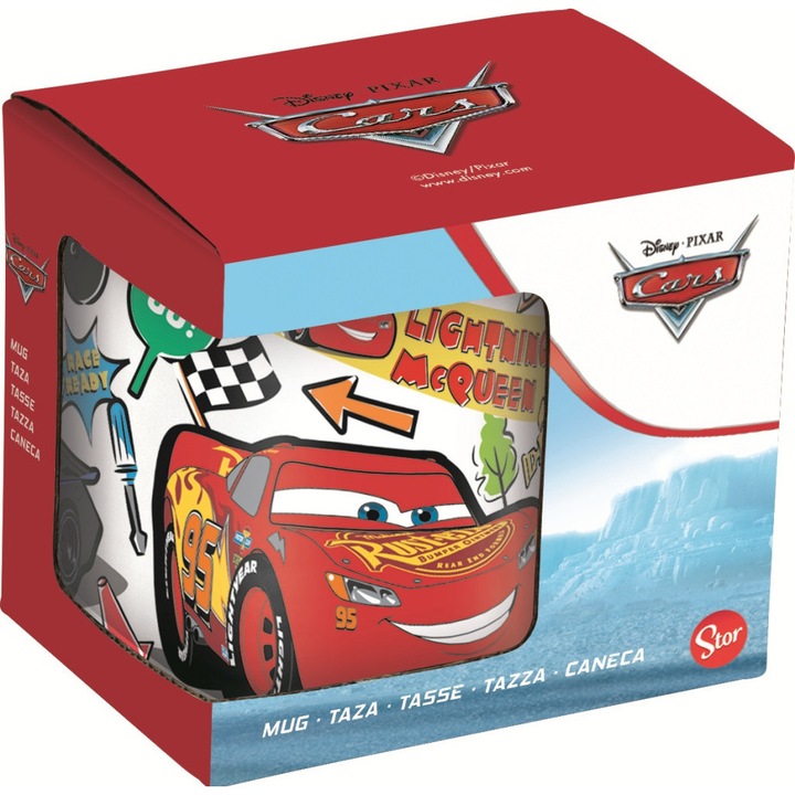 Disney Verdák Stickers porcelán bögre 235 ml (8 oz) Díszdobozban