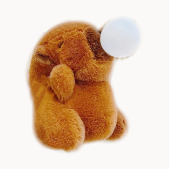 Papusa de plus Kapibala, 9x7x11cm, 1 bucata, cadou pentru copii