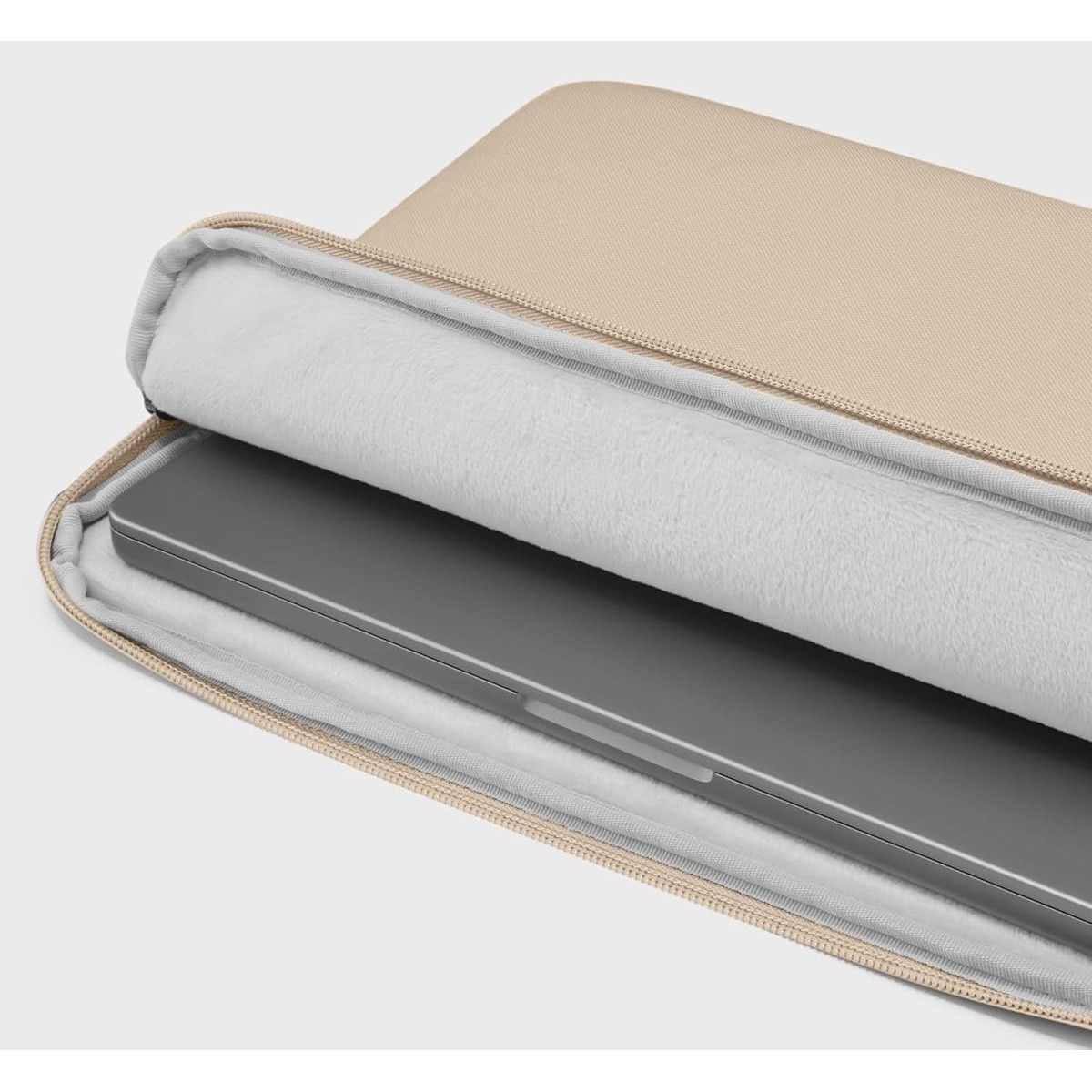 Husa Tomtoc Light-A18 Sleeve Pentru Laptop / Macbook Pro / Air, 14 inch, Nisip