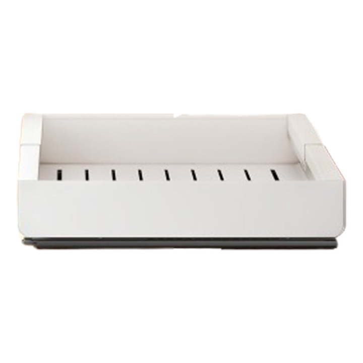 Suport glisant extensibil, sertar pentru dulap, metal, 30-50 cm x 43 cm x 5.8 cm