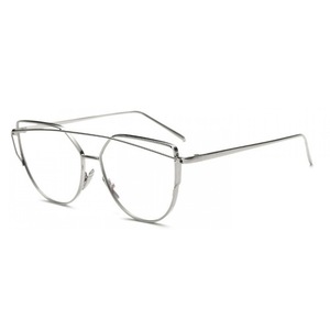 Rame Ochelari Cu Lentile Transparente Ochi De Pisica Argintiu Emag Ro