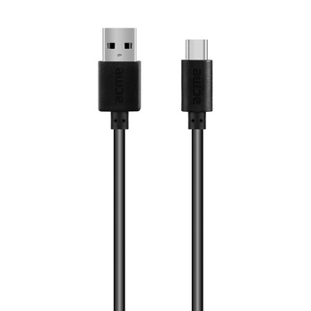 Cablu de date Acme CB1042, USB Type-C, 2M, Negru Cablu de date Acme CB1042, USB Type-C, 2M, Negru