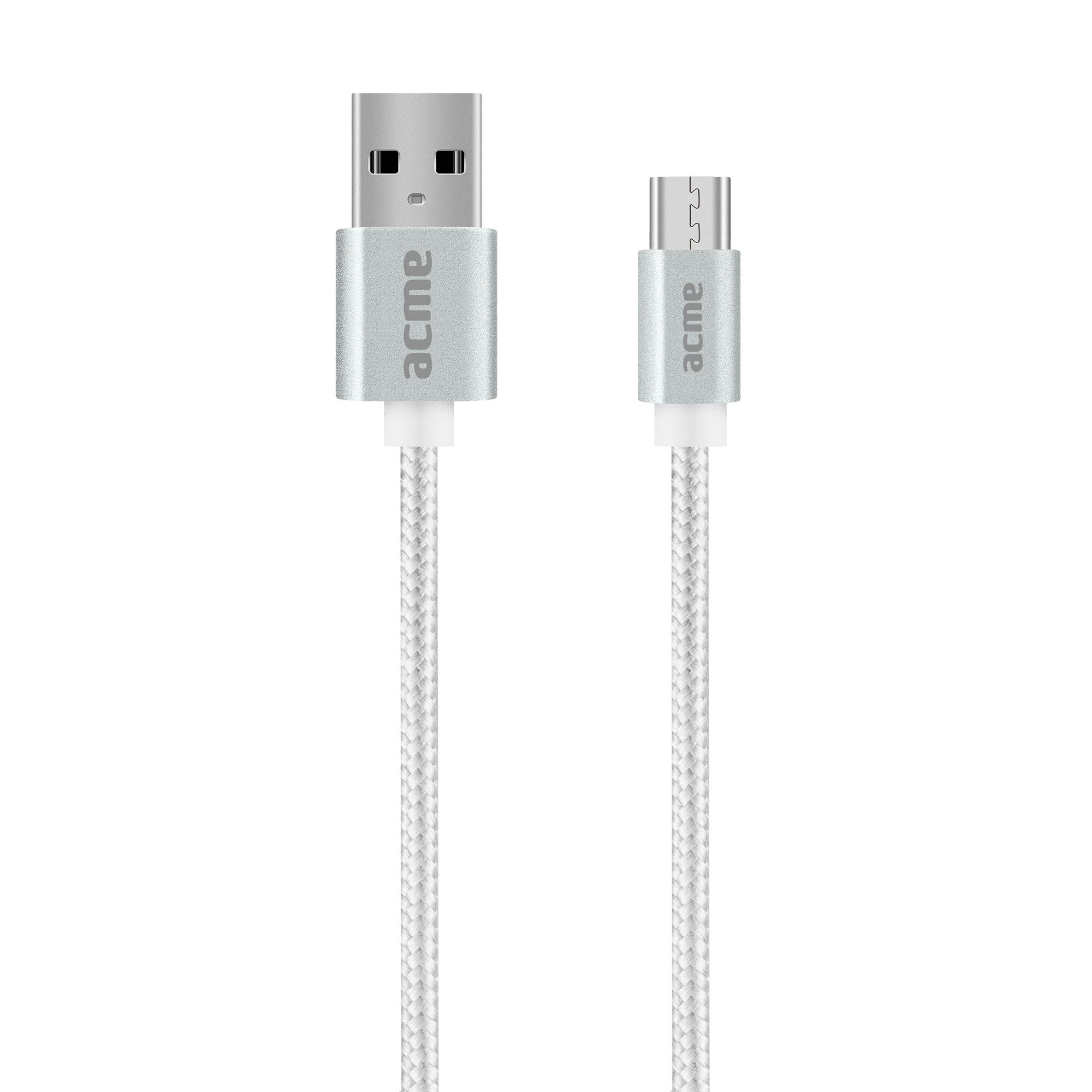 Cablu de date Acme CB2011S, Micro USB, 1m, Silver