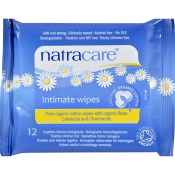 Servetele bio Natracare pentru igiena intima, 12 buc Natracare Servetele bio Natracare pentru igiena intima, 12 buc Natracare