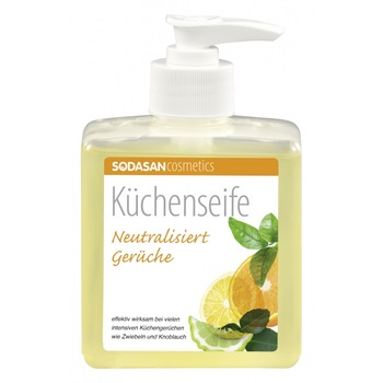 Sapun Lichid Bucatarie Pentru Scos Mirosuri si Degresat Maini 300 ml Sodasan Sapun Lichid Bucatarie Pentru Scos Mirosuri si Degresat Maini 300 ml Sodasan