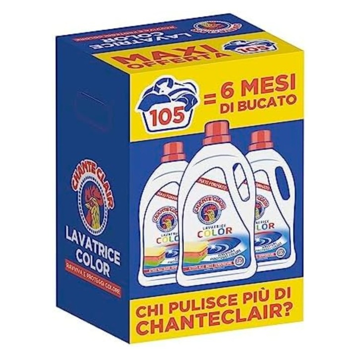 Set 3 bucati detergent lichid chanteclair color 1575 ml