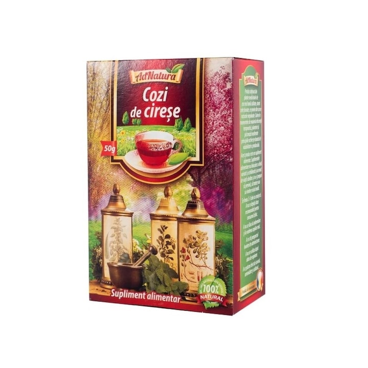 Ceai Cozi de Cirese, 50 grame, Adnatura