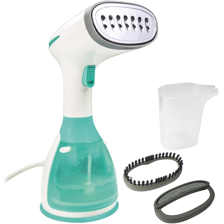 Парна ютия Jocca 5926, Вертикална, 1500W, Резервоар с обем 280 мл, Система против прокапване, Зелен