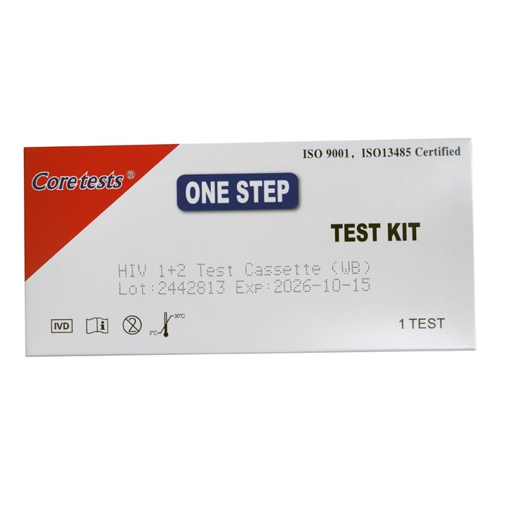Test rapid HIV 1+2 test sange，CHIGOODS ，Testeaza rapid HIV 1+2 test sange