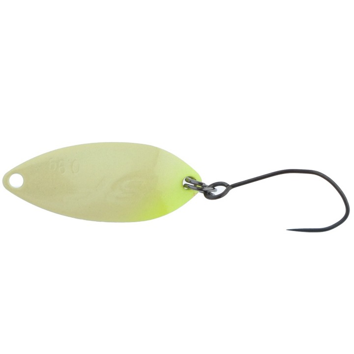 Rodio Craft Blinde Flanker 22mm 0,9g 89 oszcilláló kanál, pisztráng horgászathoz, pisztráng terület