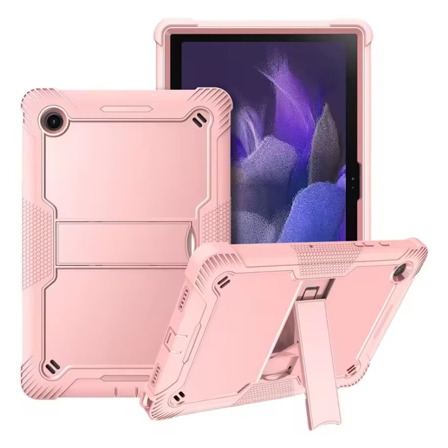 Husa pentru Honor Pad X8a + Folie, W51, Policarbonat, Rose Gold