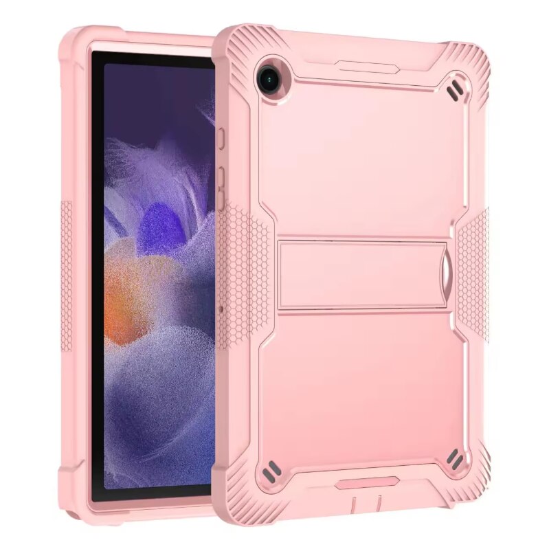 Husa pentru Honor Pad X8a + Folie, W51, Policarbonat, Rose Gold