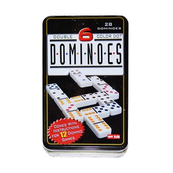 JOC Domino plastic + metal, 28 piese.Stimuleaza creativitatea si imaginatia copiilor JOC Domino plastic + metal, 28 piese.Stimuleaza creativitatea si imaginatia copiilor