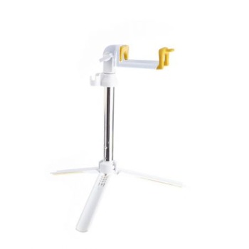 Selfie stick cu telecomanda Bluetooth, 68 cm, trepied, Auriu Selfie stick cu telecomanda Bluetooth, 68 cm, trepied, Auriu