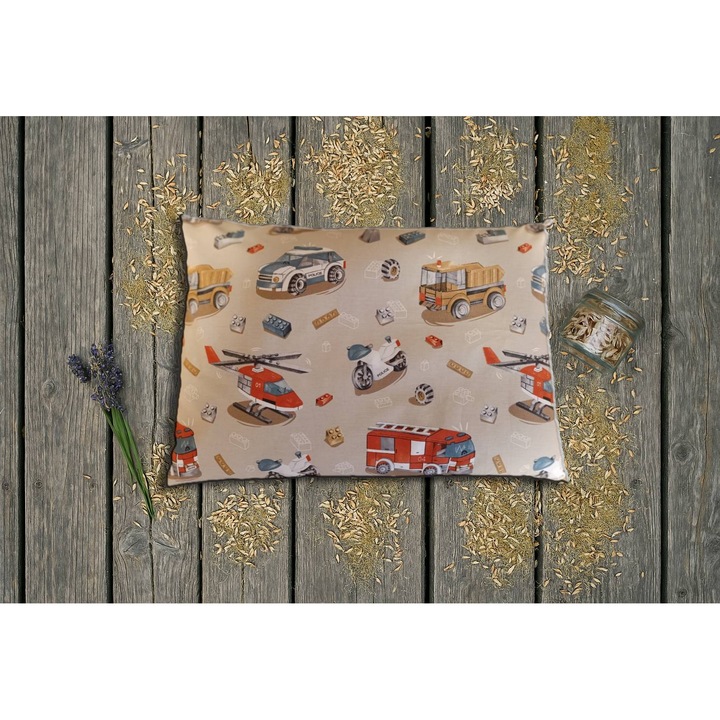 NATURA - Gyógynövényes Tönkölypelyva Gyermekpárna | Rendőr - Tűzoltó