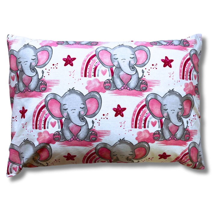 NATURA - Gyógynövényes Gyermekpárna 3D ANTIALLERGÉN Töltettel, Elefáni