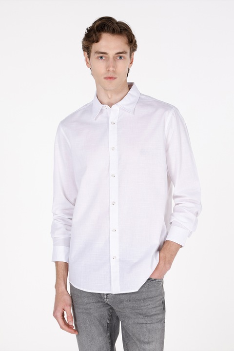 COLIN'S, Camasa din bumbac cu maneci lungi CL1073846, Alb