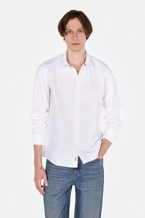 COLIN'S, Camasa Oxford uni, Alb optic