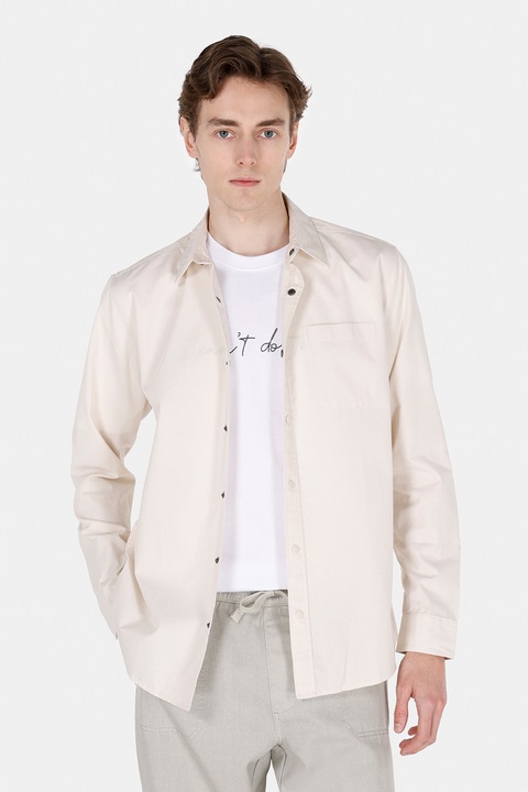 COLIN'S, Camasa cu maneci lungi, Alb fildes