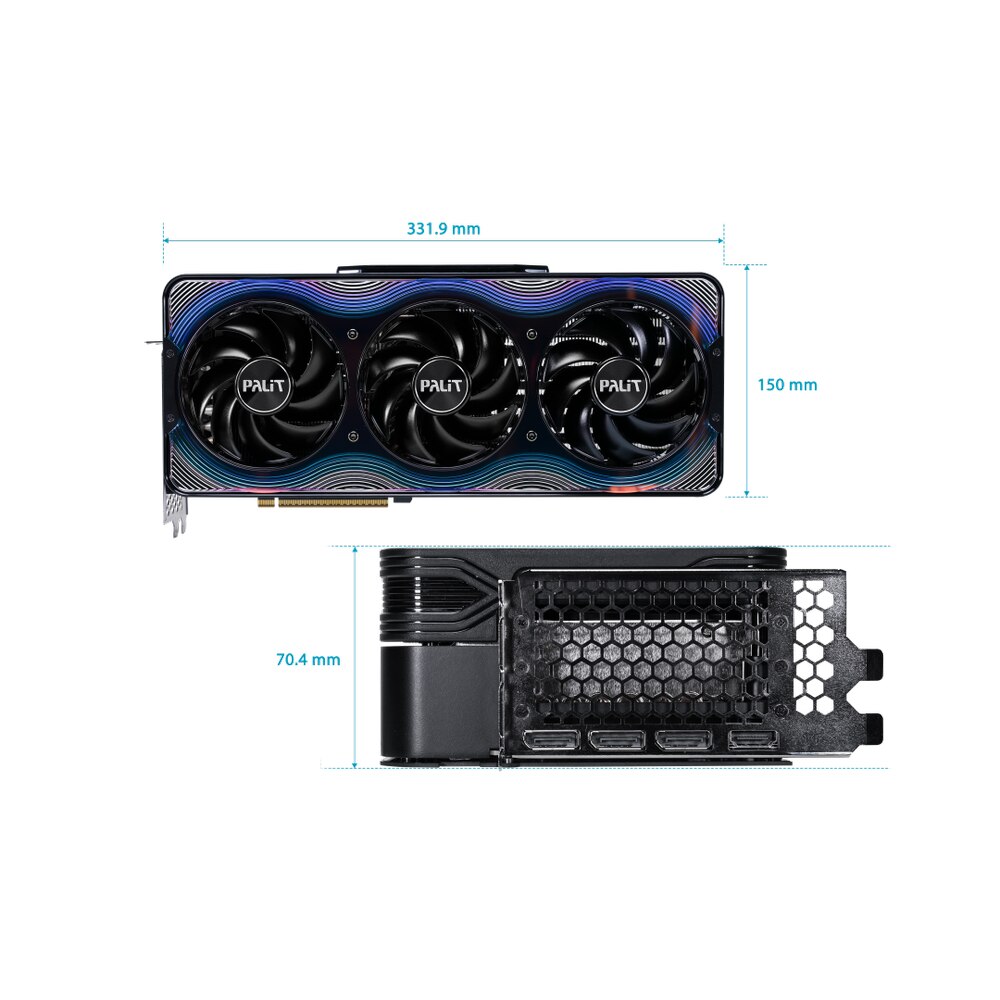 Placa video Palit GeForce RTX 5070 Ti GameRock 16GB GDDR7 256-bit