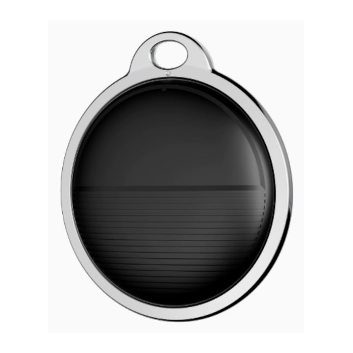 Устройство против изгубване с GPS местоположение, водоустойчиво, черно, за Apple iPhone FindMy
