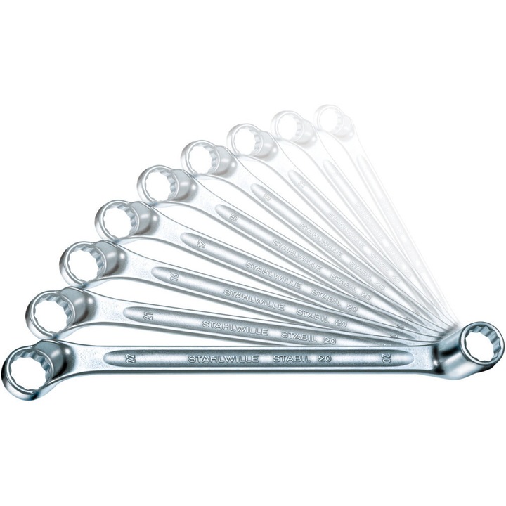 8 részes Stahlwille 6x22mm kulcskészlet, metrikus, karton