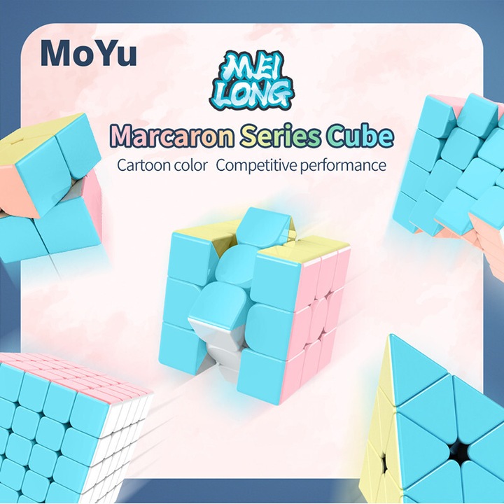 Cub Rubik macaron 3 * 3 pentru copii Jucarii de Dezvoltare a Inteligentei pentru Copii Cadou