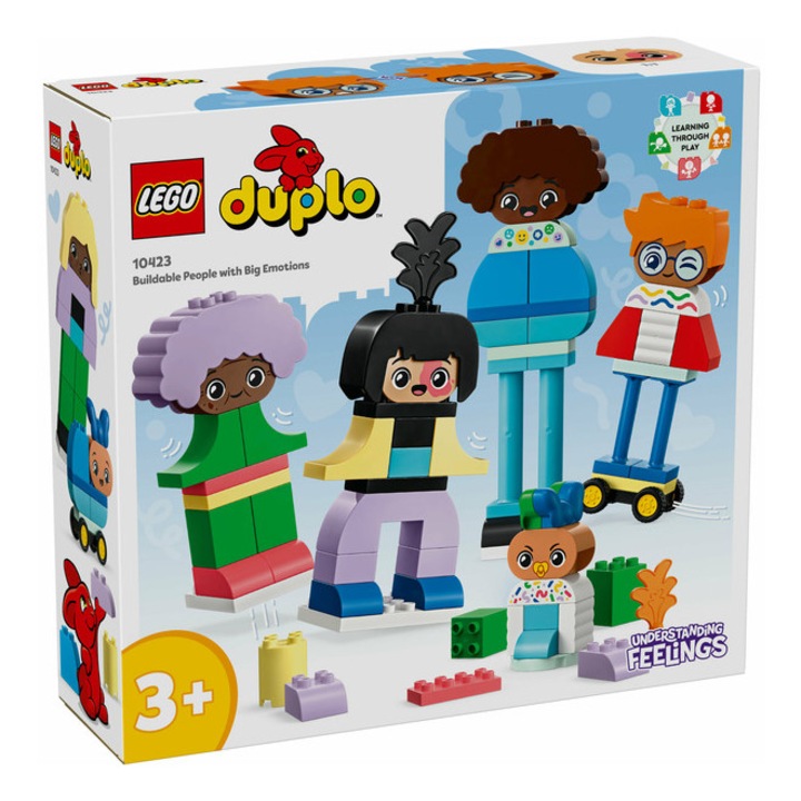 LEGO DUPLO - Megépíthető figurák különféle érzelmekkel, 71 elem, 3+, Készségfejlesztés
