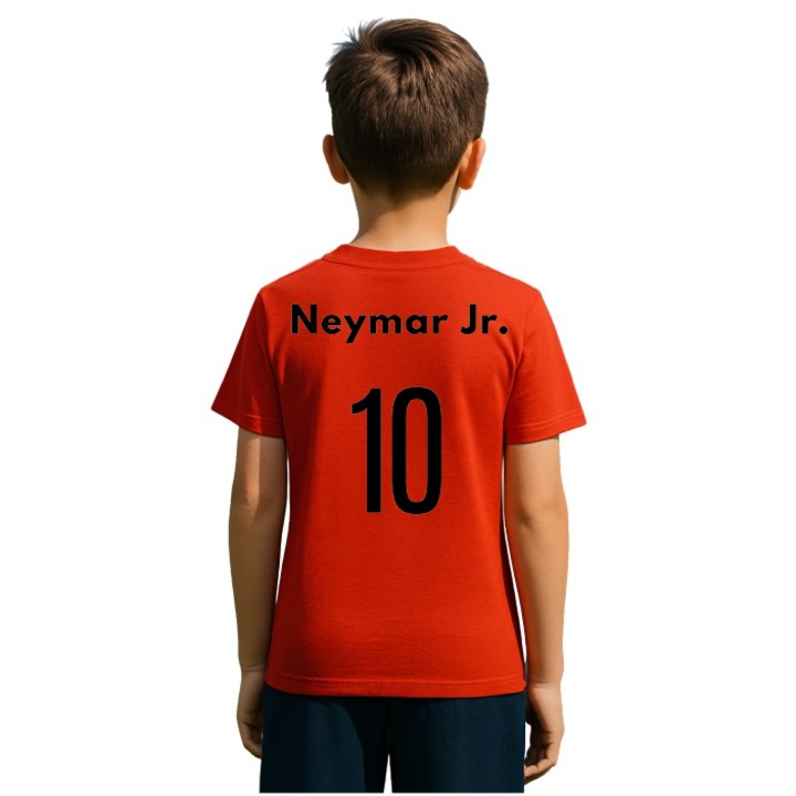 Tricou Sportiv copii Neymar Jr. 10 Paris Saint-Germain, Rosu