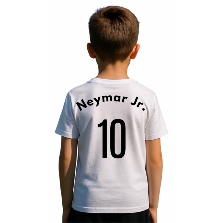Tricou Sportiv copii Neymar Jr. mix 1 10 Paris Saint-Germain, Alb