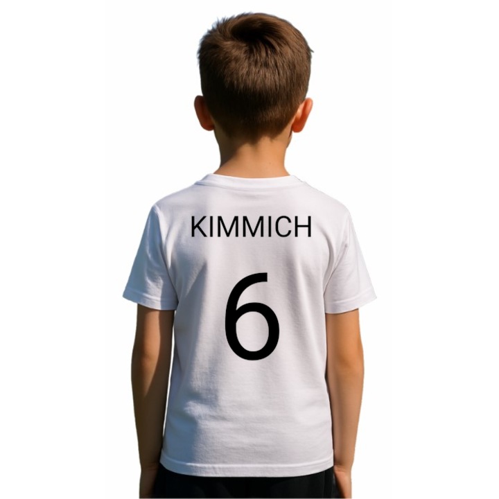Tricou Sportiv copii Kimmich mix 1 6 Bayern Munchen, Alb