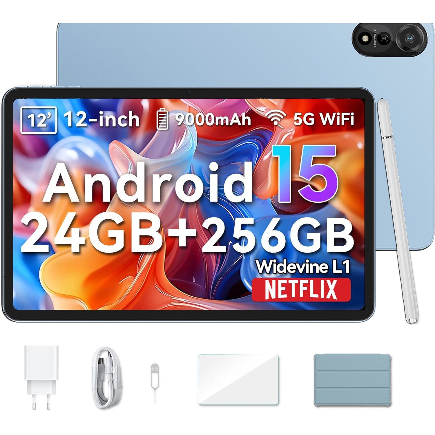 Blackview タブレット MEGA2 Android15 Amazon.co.jp: 【Android 15 タブレット 12インチ 2K IPS大画面