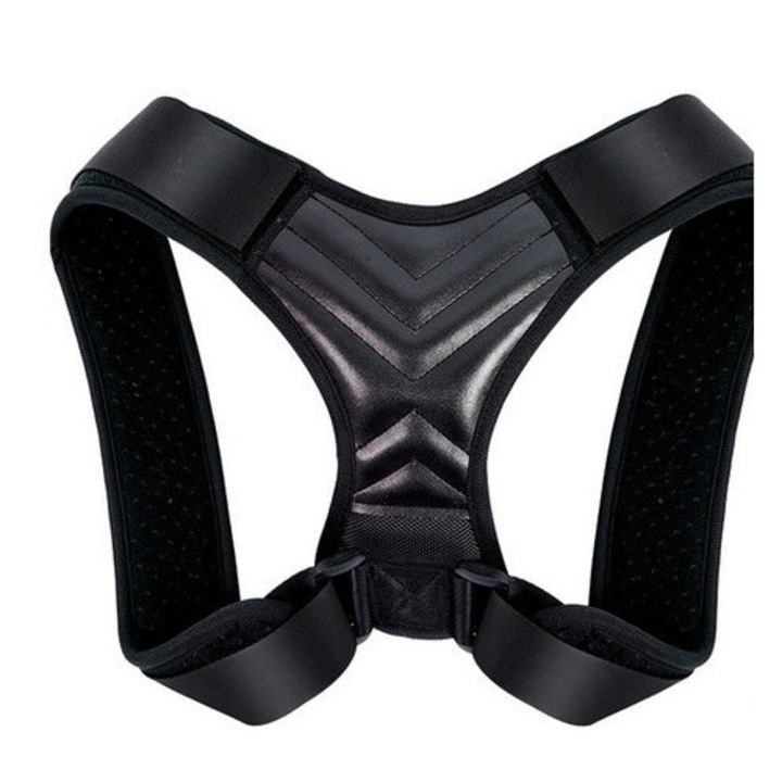 Suport corector ortopedic ZONEY, ajustabil, pentru imbunatatirea posturii, material respirabil, L