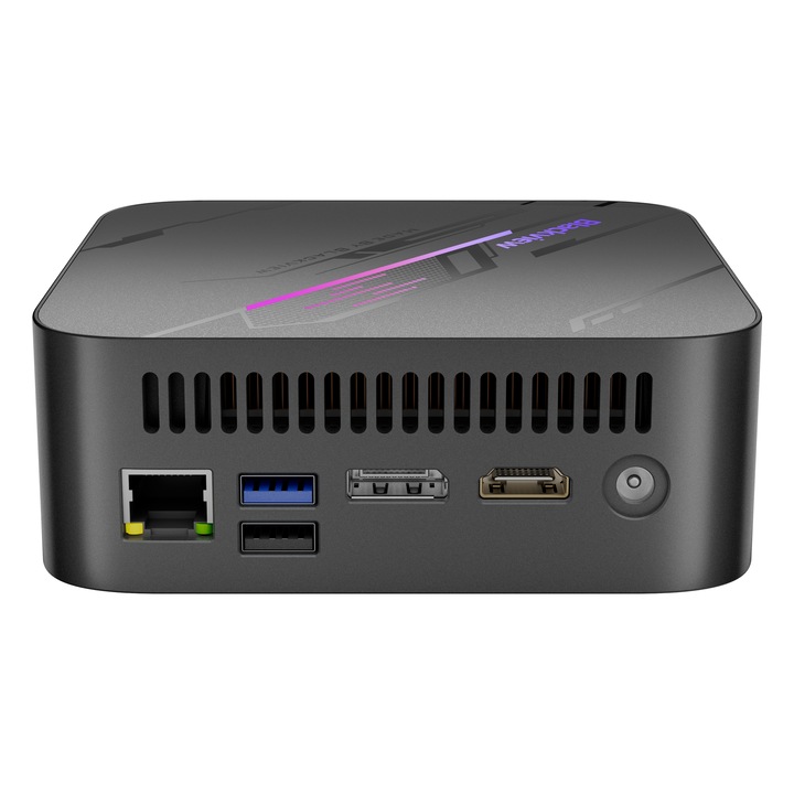 Мини компютър Blackview MP100, AMD Ryzen™ 7 5825U, Win11 pro/Win11 home, 8 ядра 16 нишки, AMD Radeon™ графика, 2*SODIMM DDR4, едноканален 16GB / двуканален 32GB, 1TB, сив