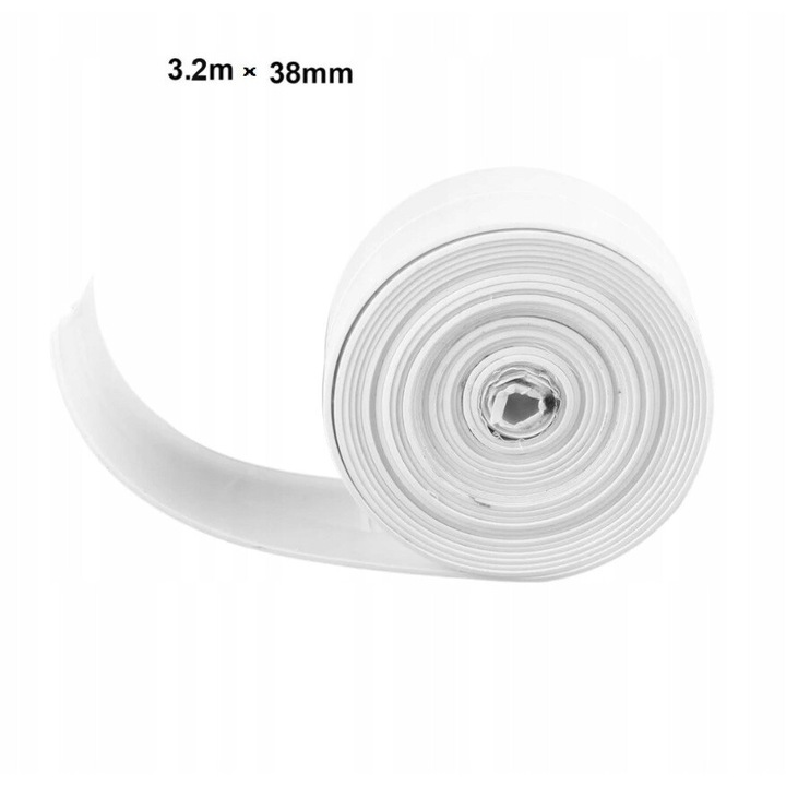 PVC ragasztószalag 3,2 m x 38 mm, vízálló, fehér