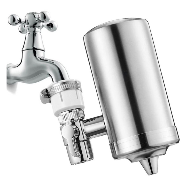 carrlinechoo® ivóvízszűrő, mosogatócsapra szerelhető, aktív szén, eltávolítja a szennyeződéseket, nehézfémeket, kezeli a vizet, klóreltávolító, víztisztító, fémes ezüst