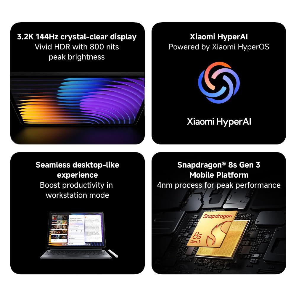 Tableta Xiaomi Pad 7 Pro, 11 "2", HyperAI, 8GB RAM, 256GB, albastru