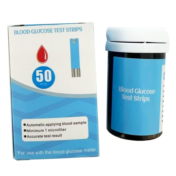 Teste de glicemie CHIGOODS Bandelete, 50 buc