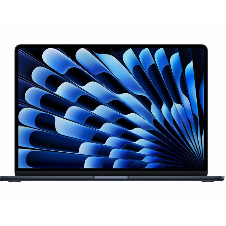 Apple MacBook Air MW1M3ZE laptop, 15,3 hüvelykes 2880 x 1864, Apple M4 10 magos processzor, 16 GB RAM, 512 GB SSD, Apple 10 magos GPU, macOS Sequoia, fekete