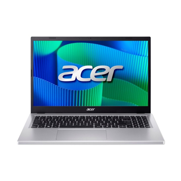 Acer Extensa 15 EX215-57-30YB laptop, 15.6 hüvelyk 1920 x 1080, Intel Core i3-1315U 6 C / 8 T, 3.3 GHz - 4.5 GHz, 10 MB gyorsítótár, 28 W, 16 GB DDR5, 512 GB SSD, Intel UHD Graphics, No OS, Ezüst