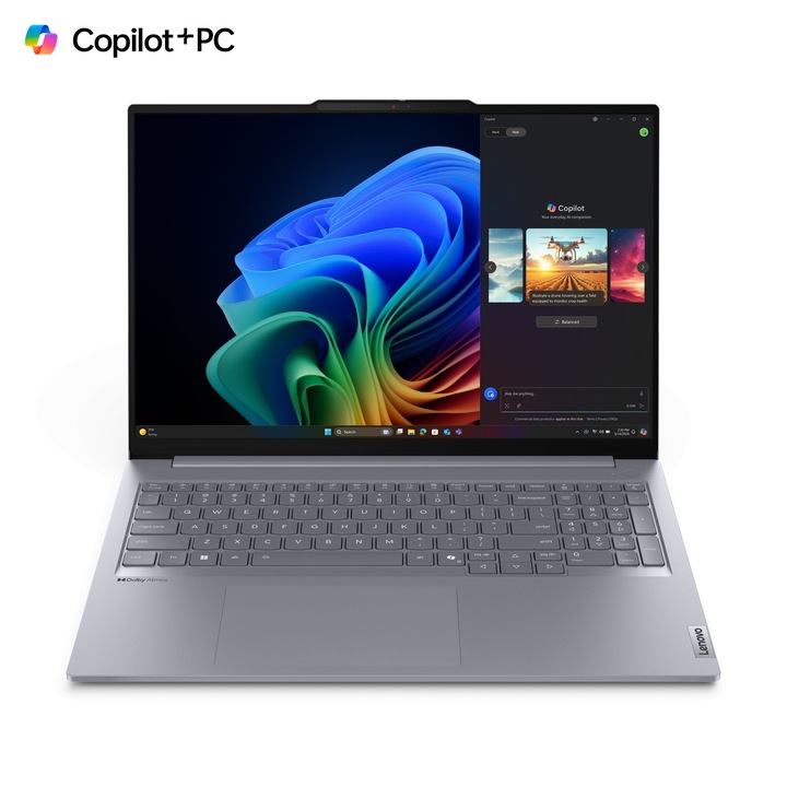 Laptop Lenovo ThinkBook 16 G7 21NH001VPB, 16 hüvelykes 1920 x 1200, Qualcomm X1P-42-100 8 C / 8 T, 3,4 GHz - 3,4 GHz, 32 GB LPDDR5X, 1 TB SSD, Pro, Gralcom1 Windows