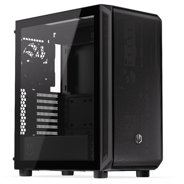 Кутия ENDORFY Arx 500 ARGB, MiddleTower, ATX, Черна