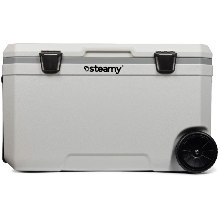 Lada frigorifica pasiva cu roti Steamy Marine 70 litri, alb