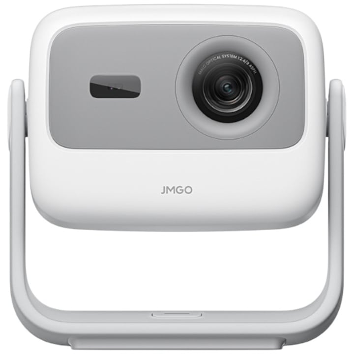 Преносим видеопроектор JMGO N1S, 1080p Full HD, 850 ISO лумена, Google TV, Wifi, HDMI, USB, 1600:1, DLP+Triple Laser, Бял