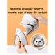 Colier Elisabeta pentru animale de companie – guler de protectie anti-lichere si anti-muscaturi, ideal pentru ingrijirea post-operatorie. Marime: M, potrivit pentru animale cu greutatea intre 3 si 6,5 kg Culoare: alb